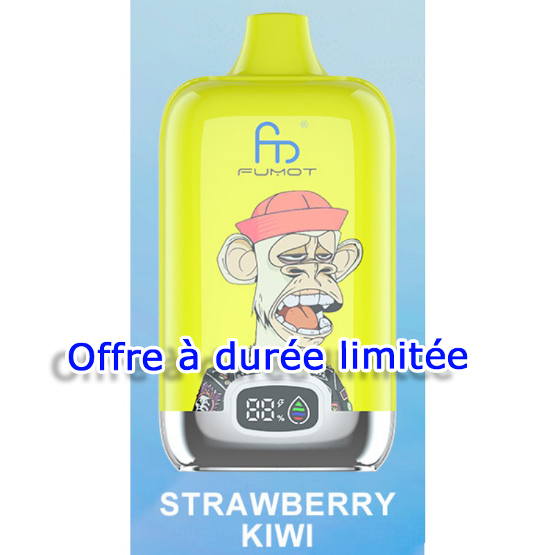 (⚡Offre à durée limitée)Fumot 12K Strawberry kiwi