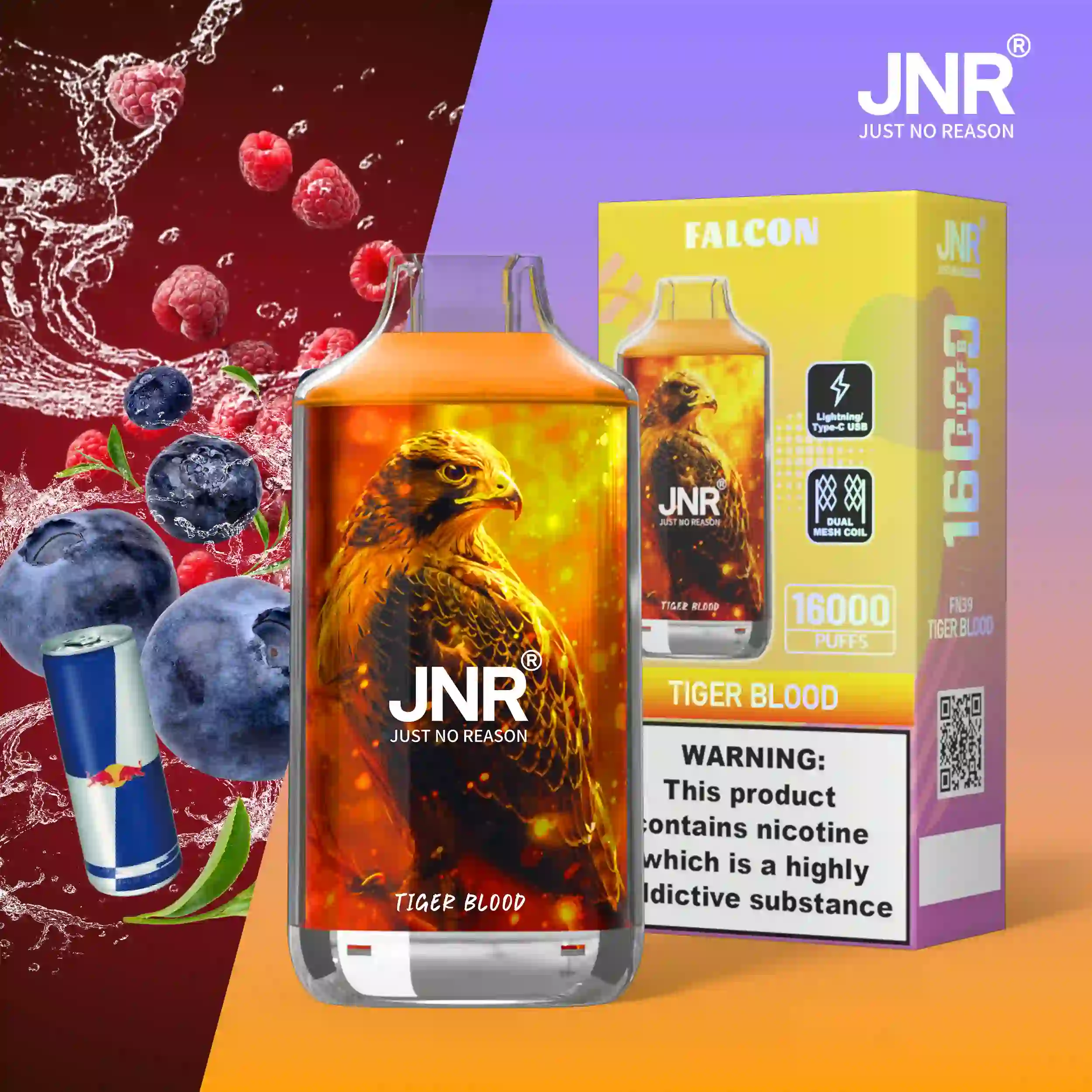 Falcon 16000 Puff - JNR Vape Italy