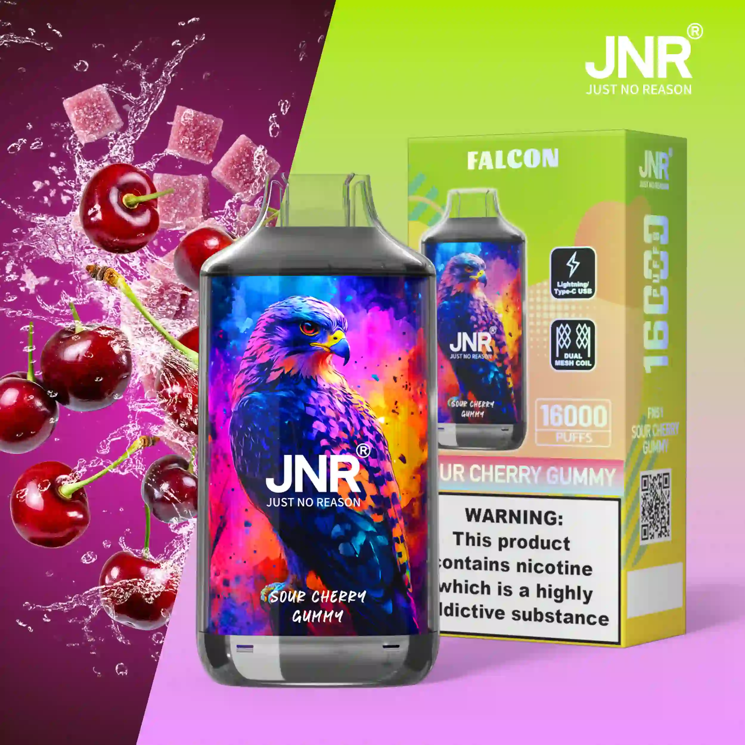 Falcon 16000 Puff - JNR Vape Italy