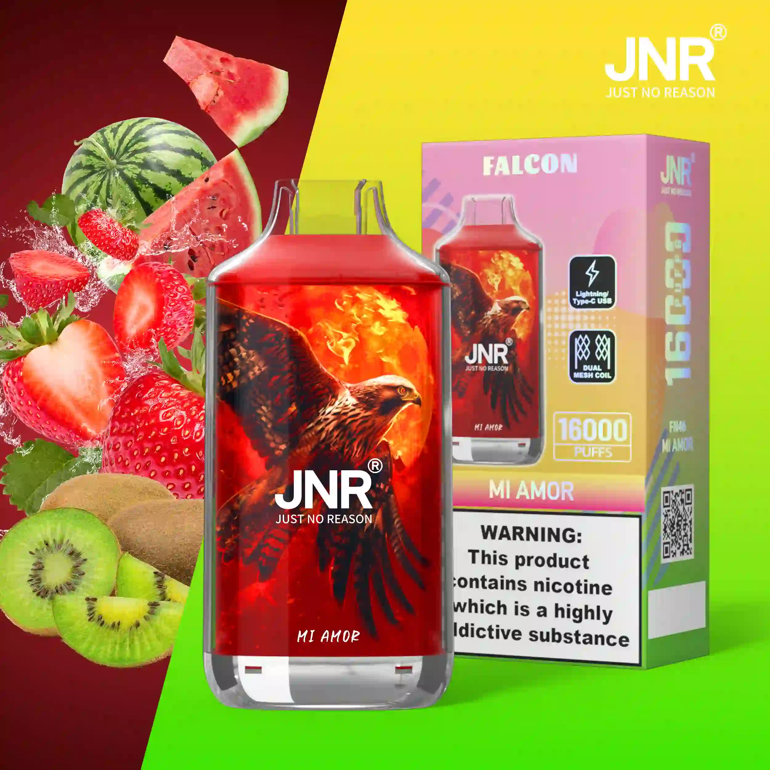 Falcon 16000 Puff - JNR Vape Italy