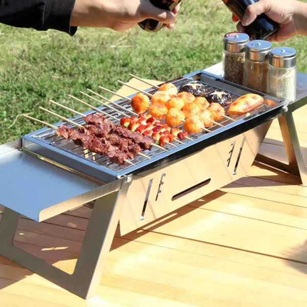 Portable camping grill