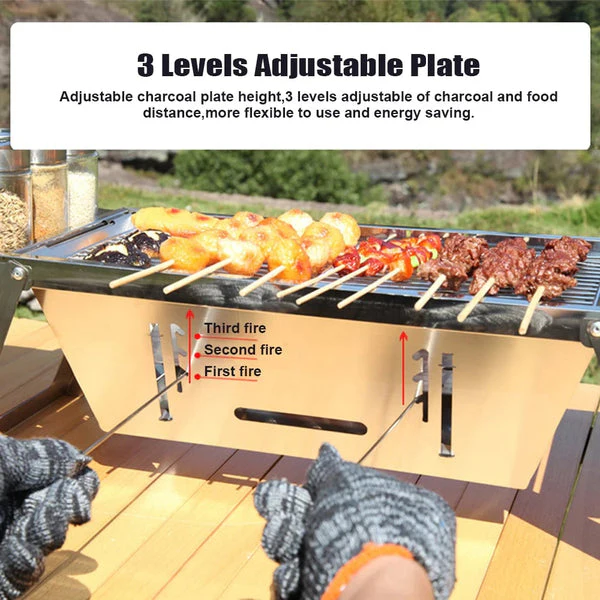 Portable camping grill