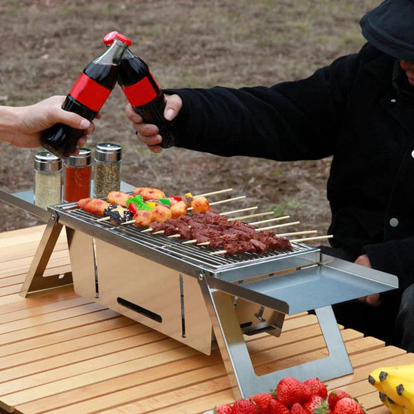 Portable camping grill