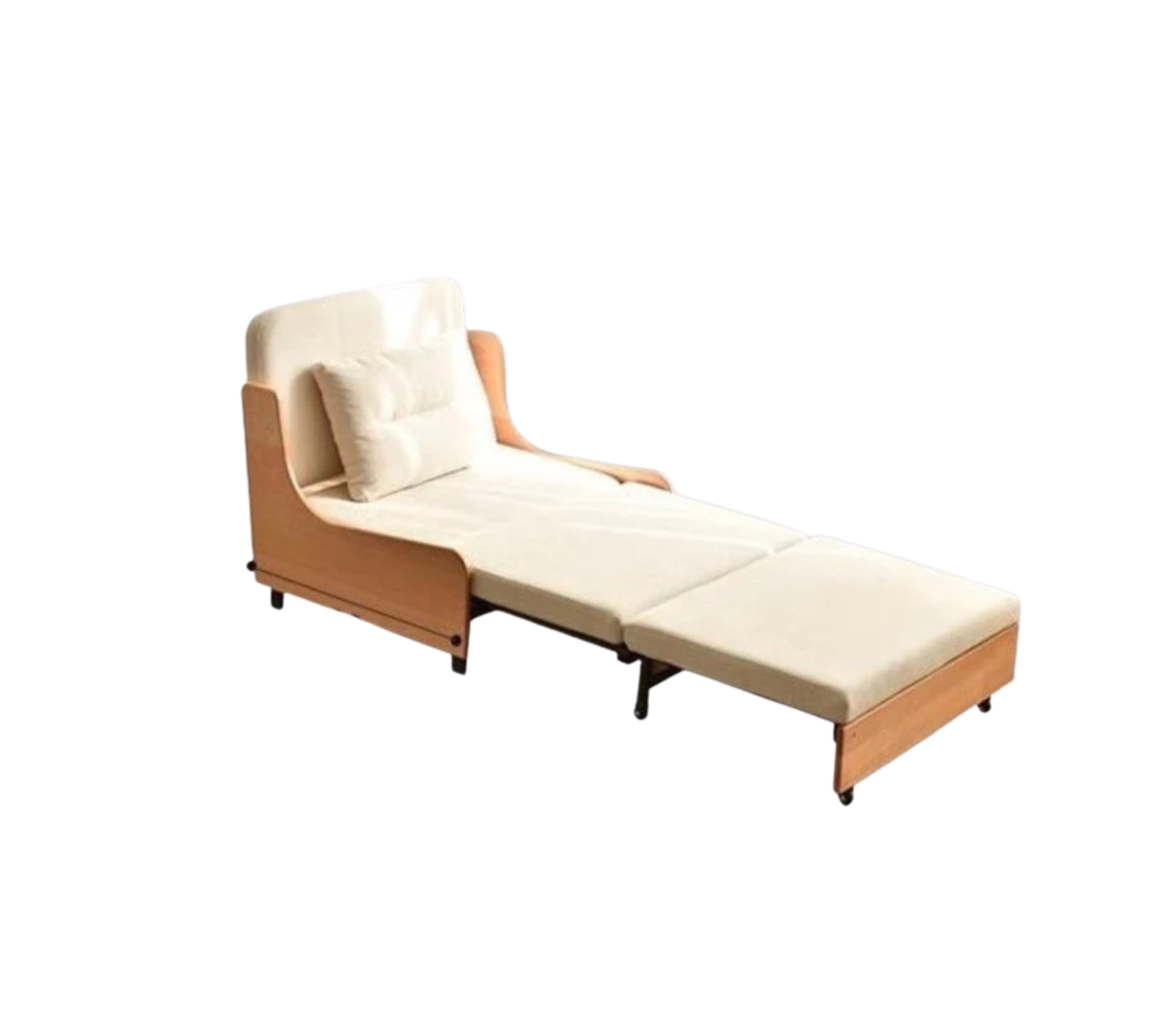 Pull Out Solid Beech Wood Day Sofa Bed