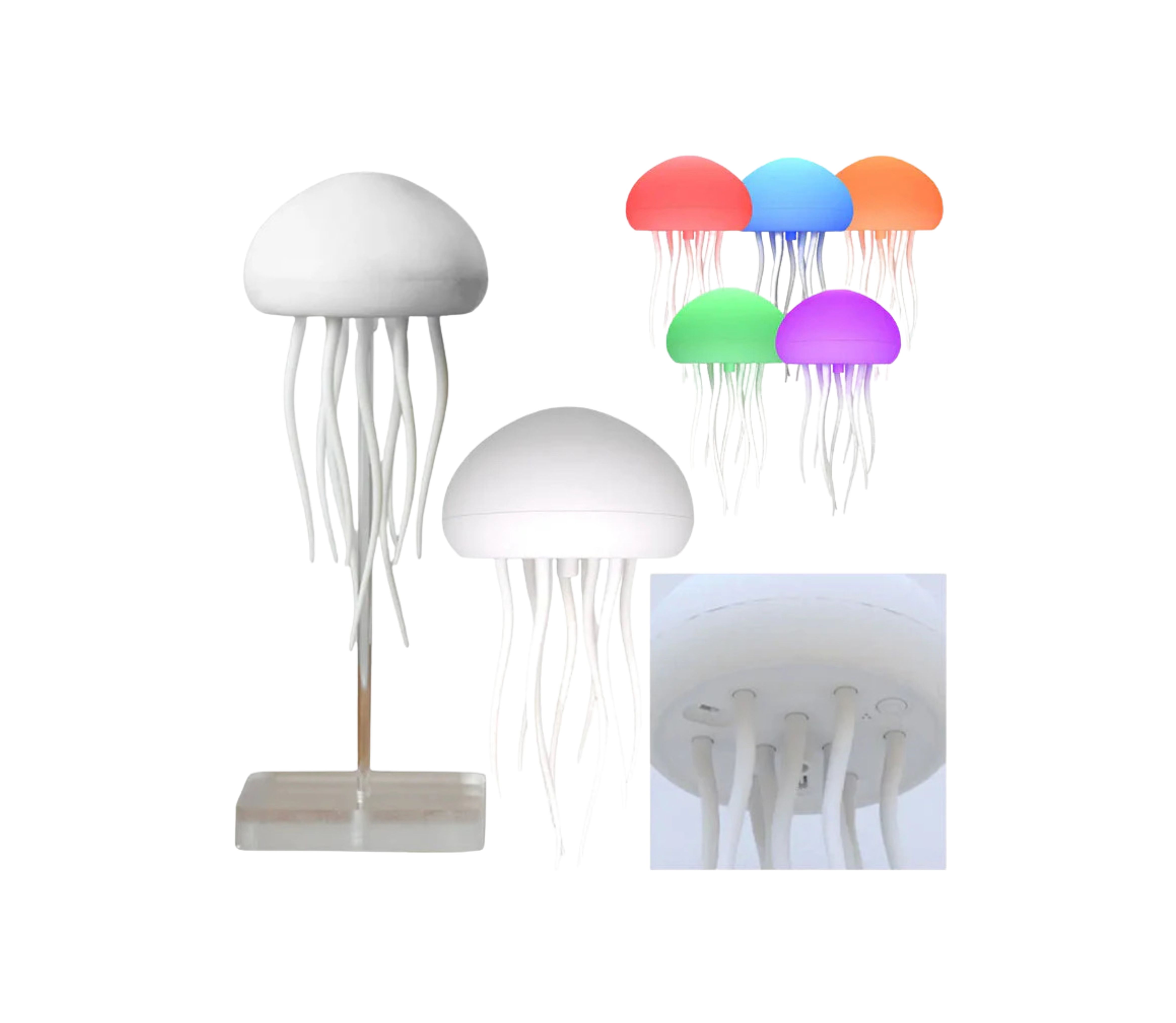Soothing jellyfish night light