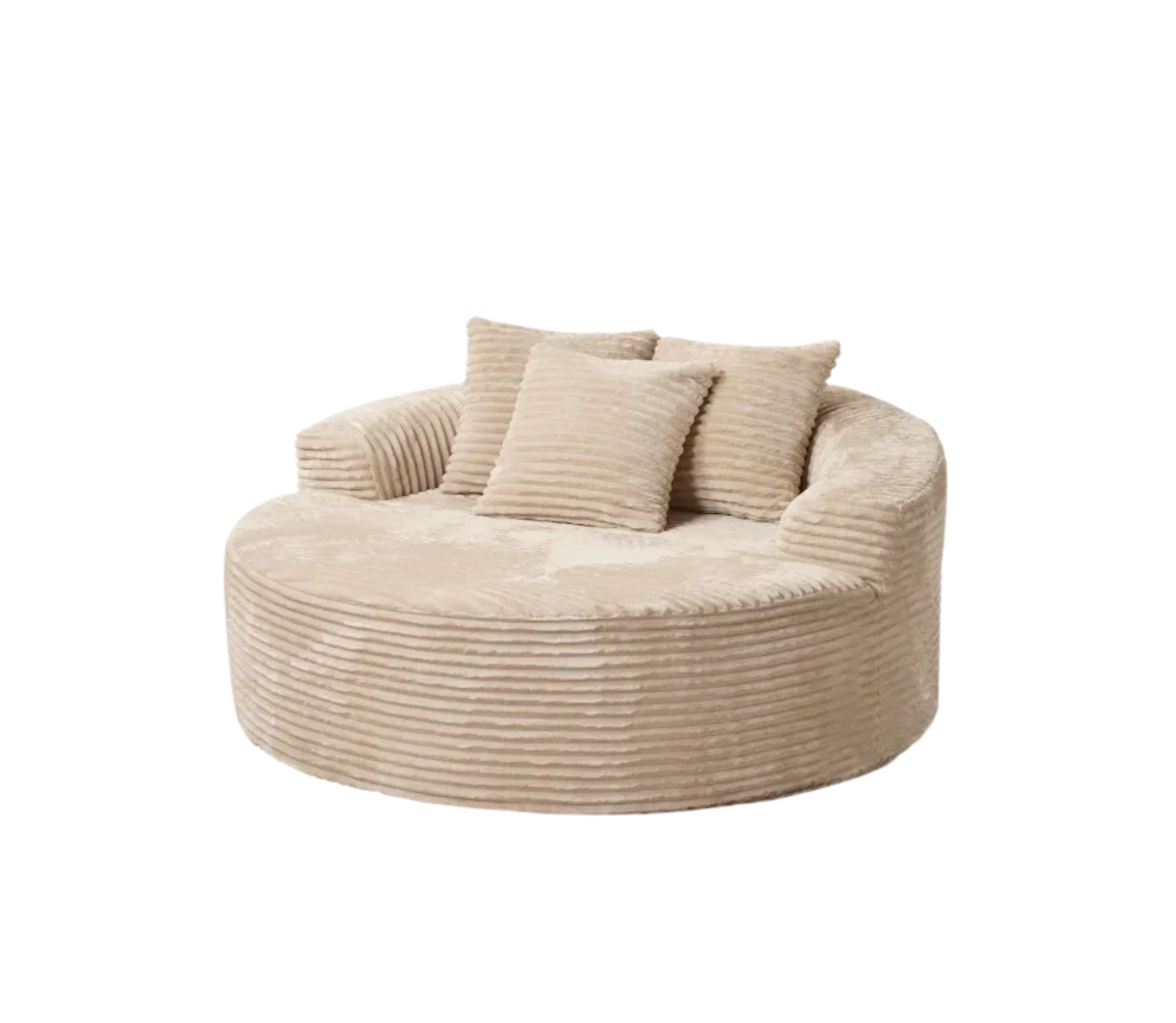 Round compressed sofa