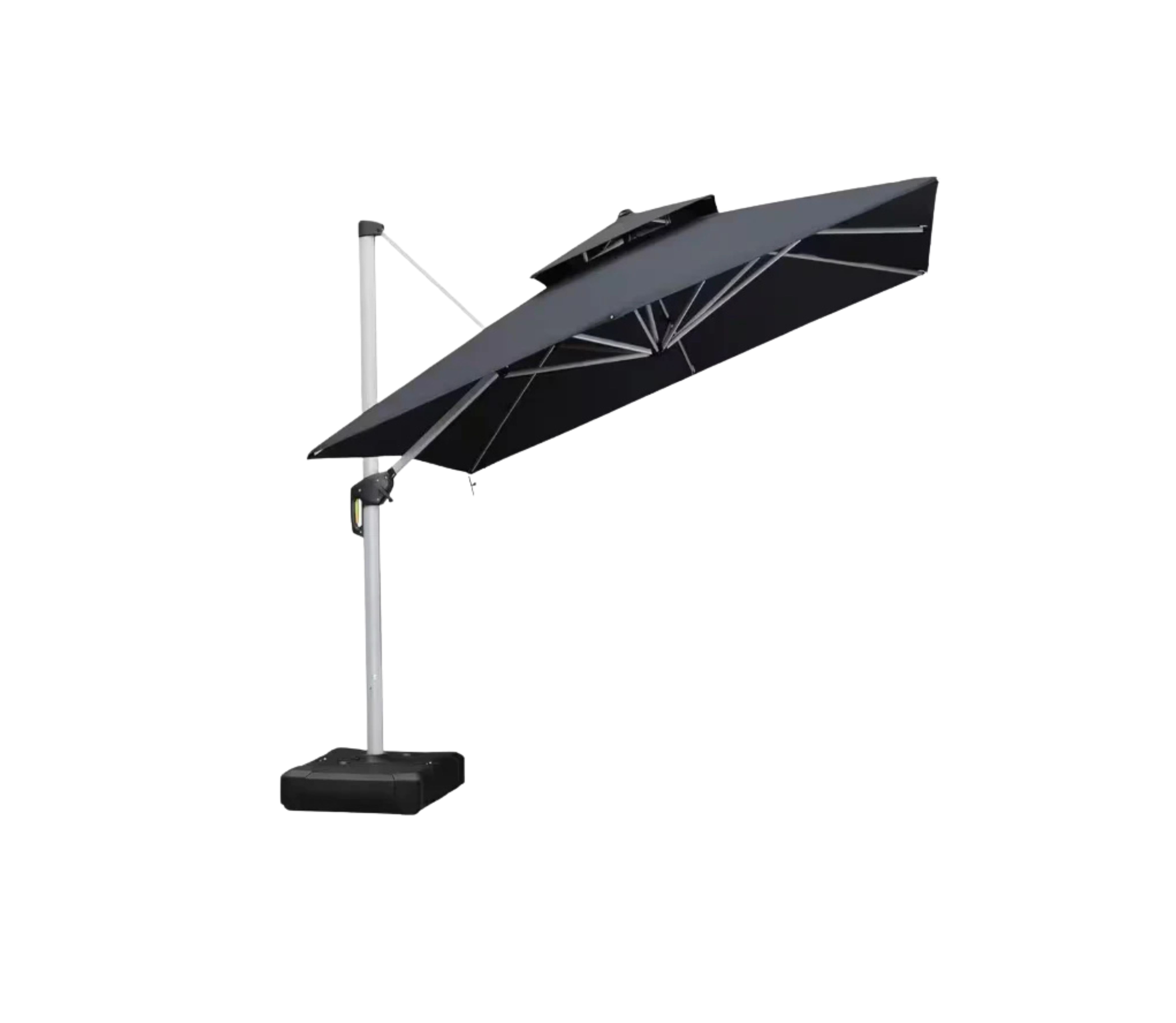 Square High-Quality Aluminum Cantilever Outdoor Patio Umbrella