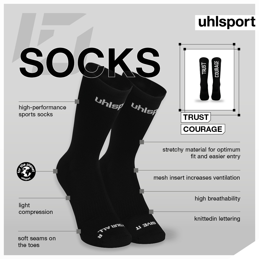 ID Socks Trust Courage