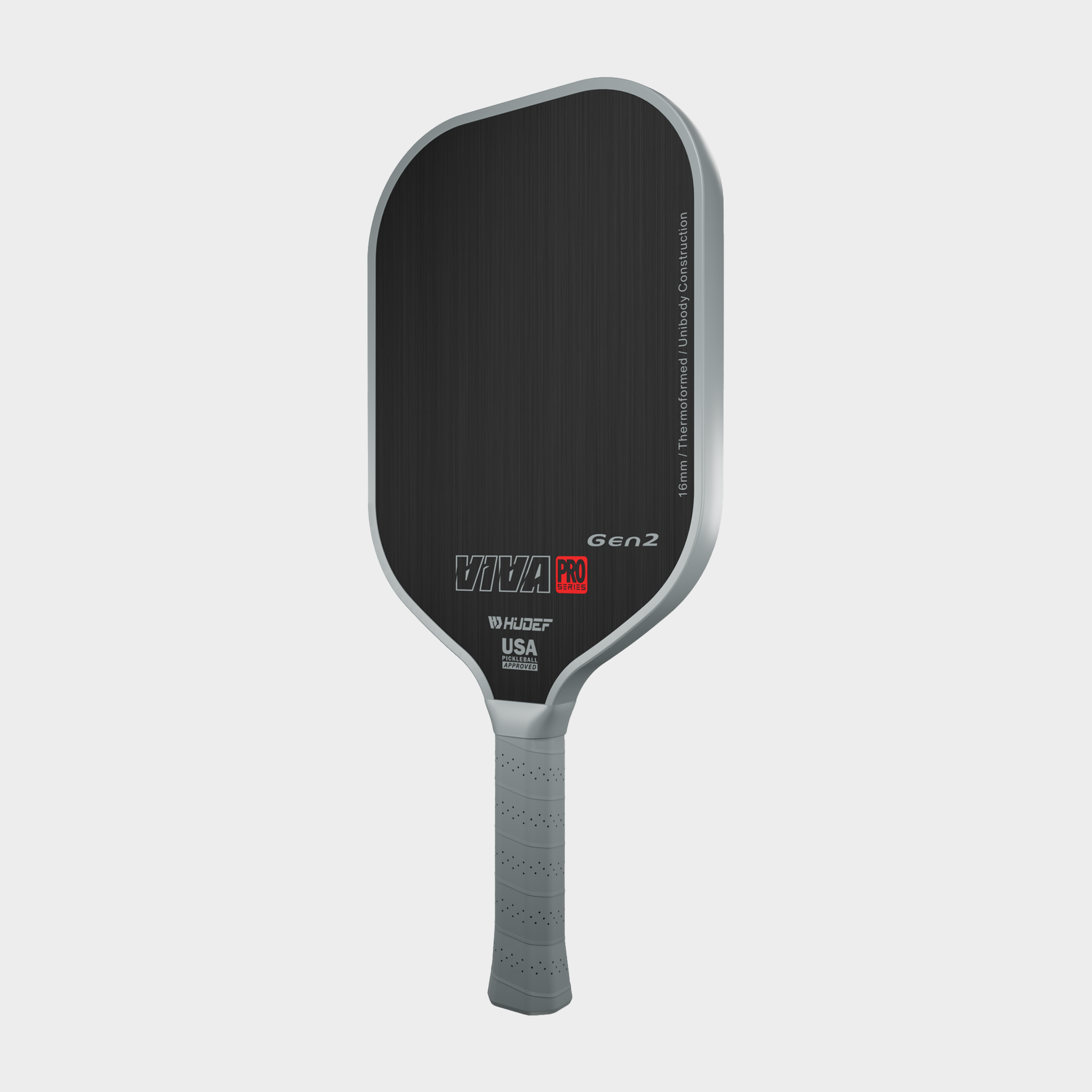 HUDEF Pickleball Paddle 4.5 with 4-Layer Viva Pro  T700 3D18K 3-Layer Raw Carbon Fiber  USAPA Approved Lightweight Pickleball Racketsfor Men Women