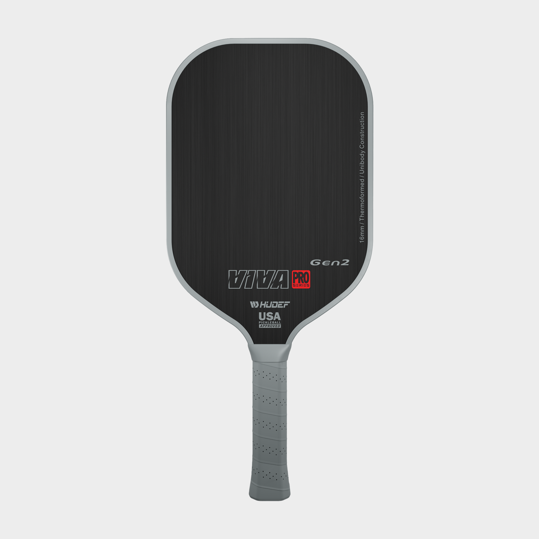 HUDEF Pickleball Paddle 4.5 with 4-Layer Viva Pro  T700 3D18K 3-Layer Raw Carbon Fiber  USAPA Approved Lightweight Pickleball Racketsfor Men Women