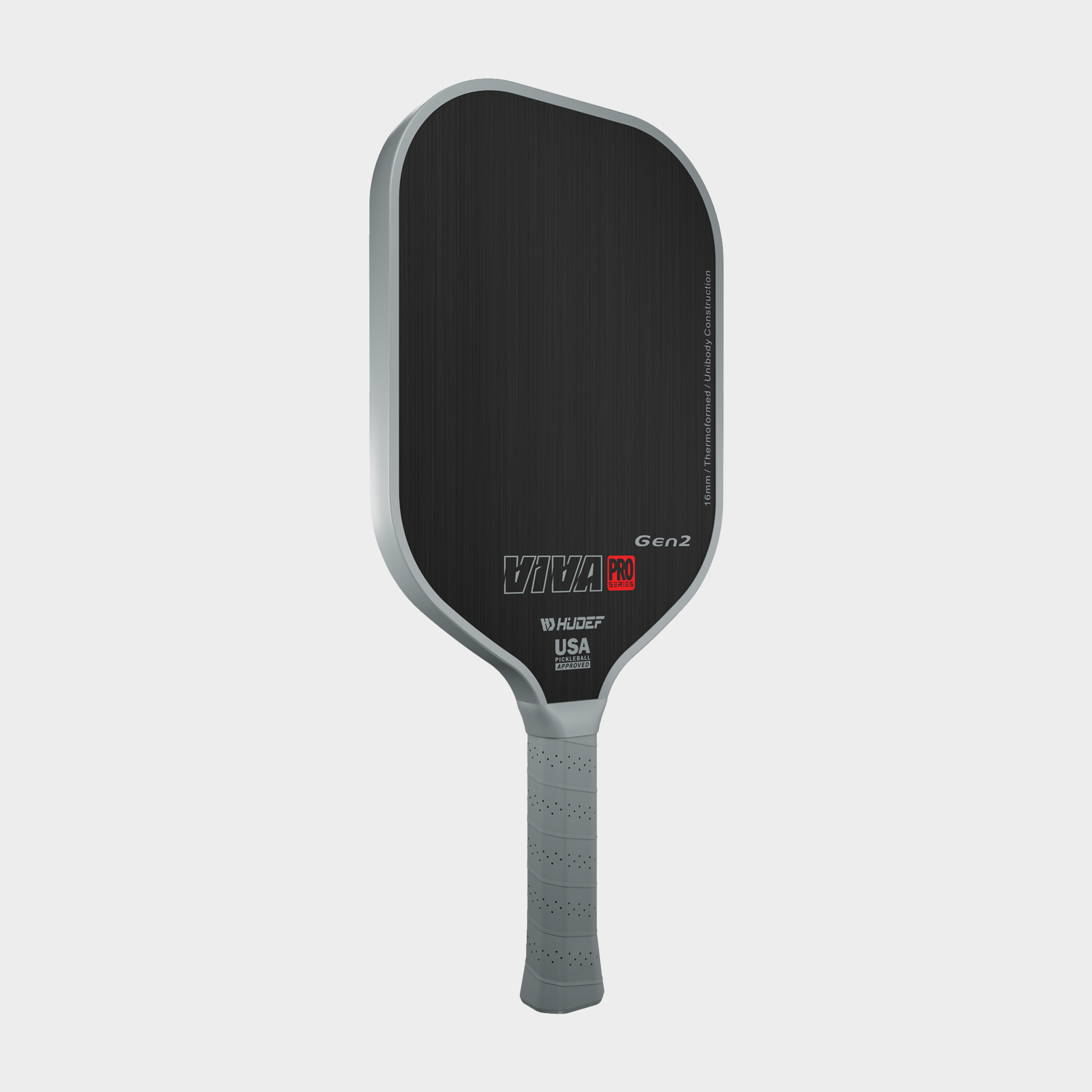 HUDEF Pickleball Paddle 4.5 with 4-Layer Viva Pro  T700 3D18K 3-Layer Raw Carbon Fiber  USAPA Approved Lightweight Pickleball Racketsfor Men Women