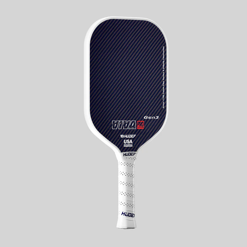 Hudef Viva Pro™ Gen3 Thermoformed Elongated Pickleball Paddle (Kevlar)