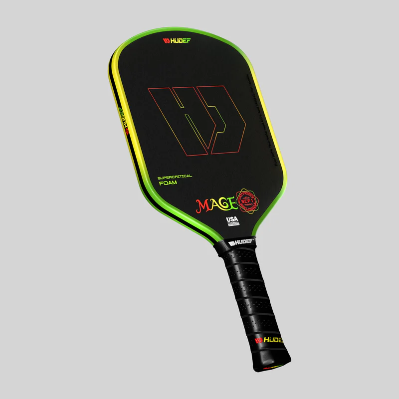Hudef Mage SCF1 Supercritical Foam Honeycomb Hybrid Pickleball Paddle yellow