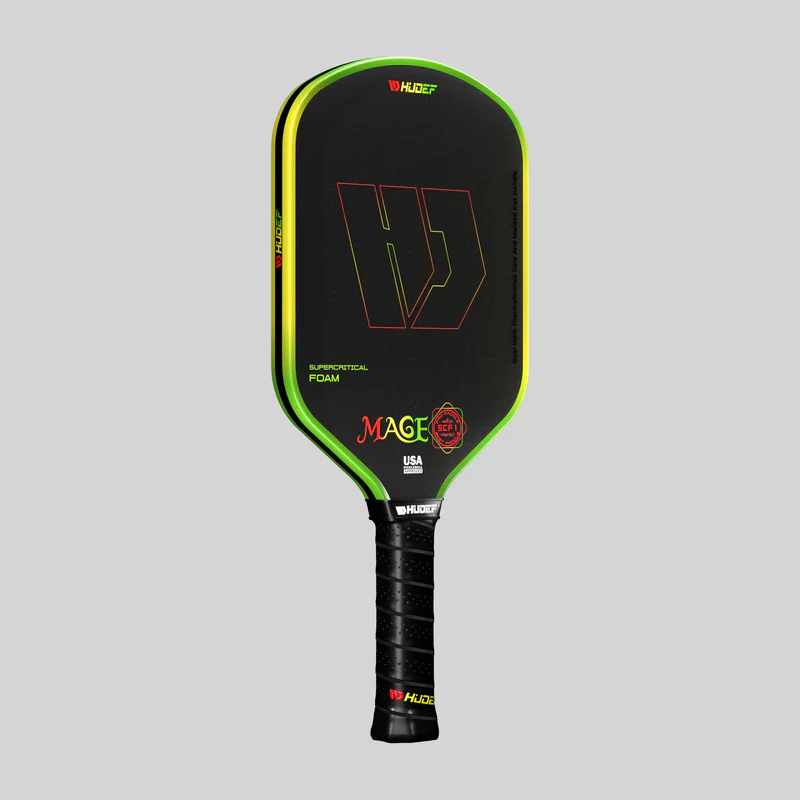 Hudef Mage SCF1 Supercritical Foam Honeycomb Hybrid Pickleball Paddle yellow