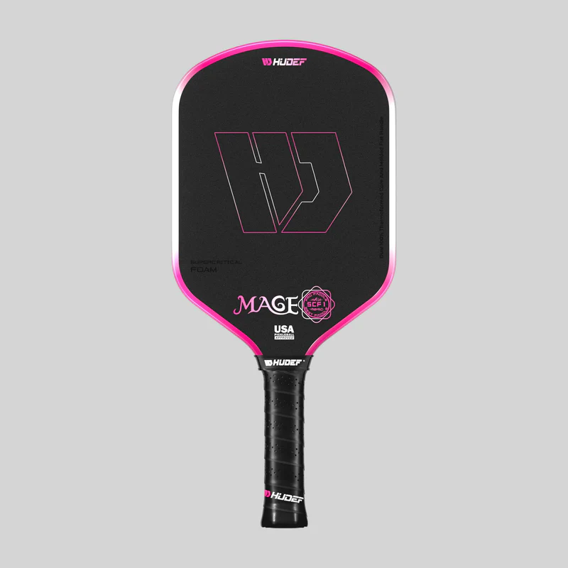 Hudef Mage SCF1 Supercritical Foam Honeycomb Hybrid Pickleball Paddle red