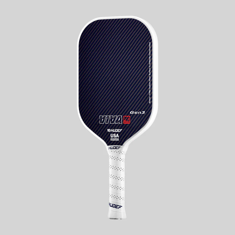 Hudef Viva Pro™ Gen3 Thermoformed Elongated Pickleball Paddle (Kevlar)