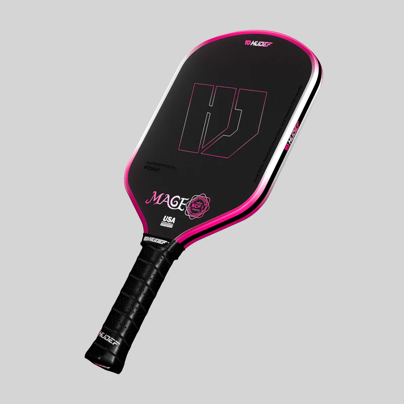 Hudef Mage SCF1 Supercritical Foam Honeycomb Hybrid Pickleball Paddle red