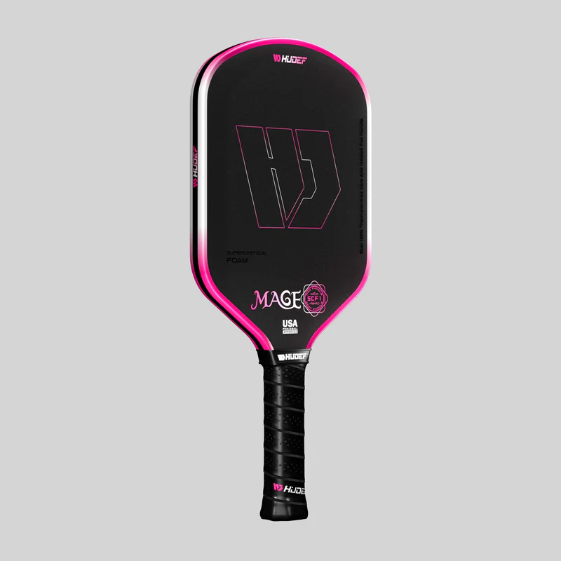 Hudef Mage SCF1 Supercritical Foam Honeycomb Hybrid Pickleball Paddle red