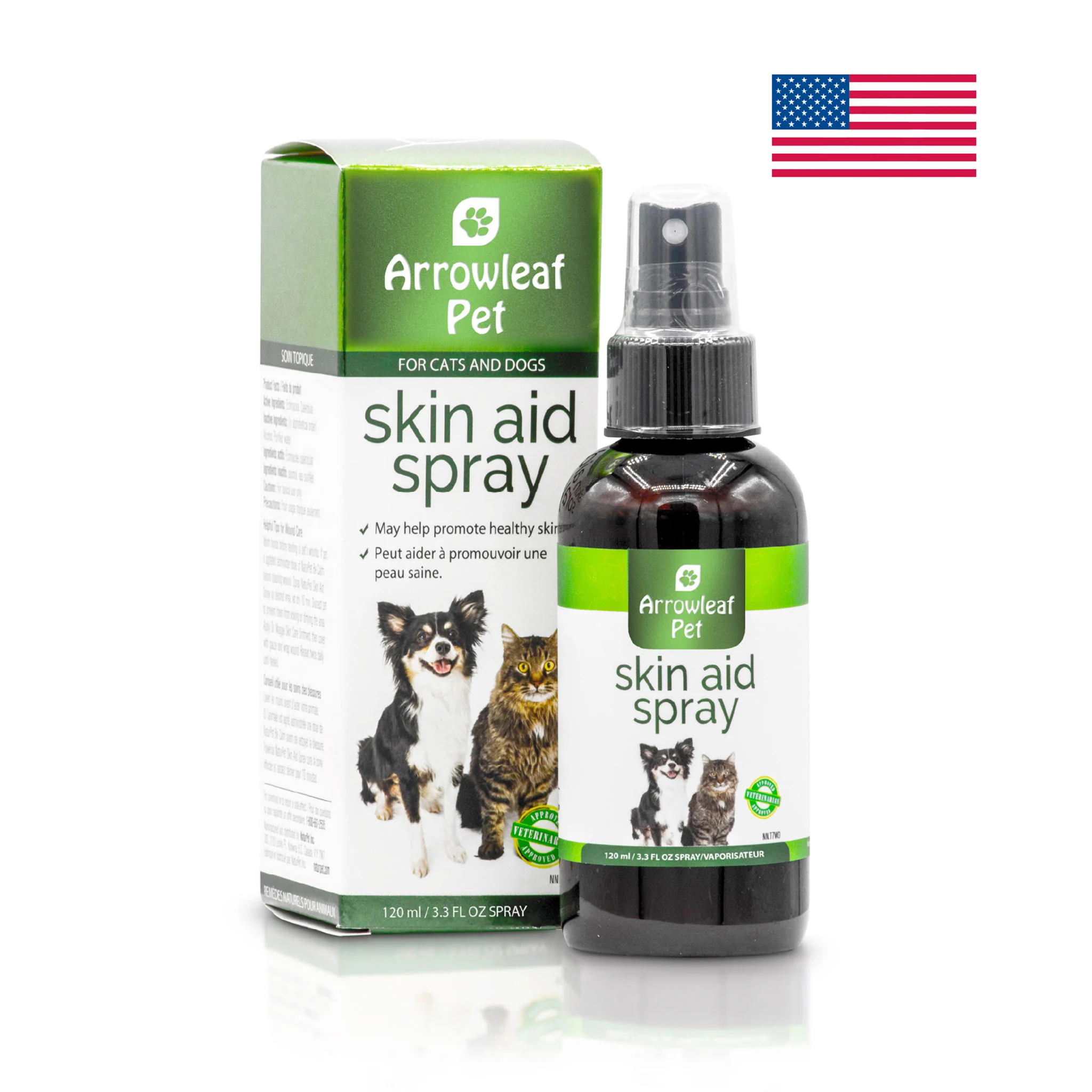 Arrowleaf Pet Skin Aid Spray - Wound Cleansing And Care