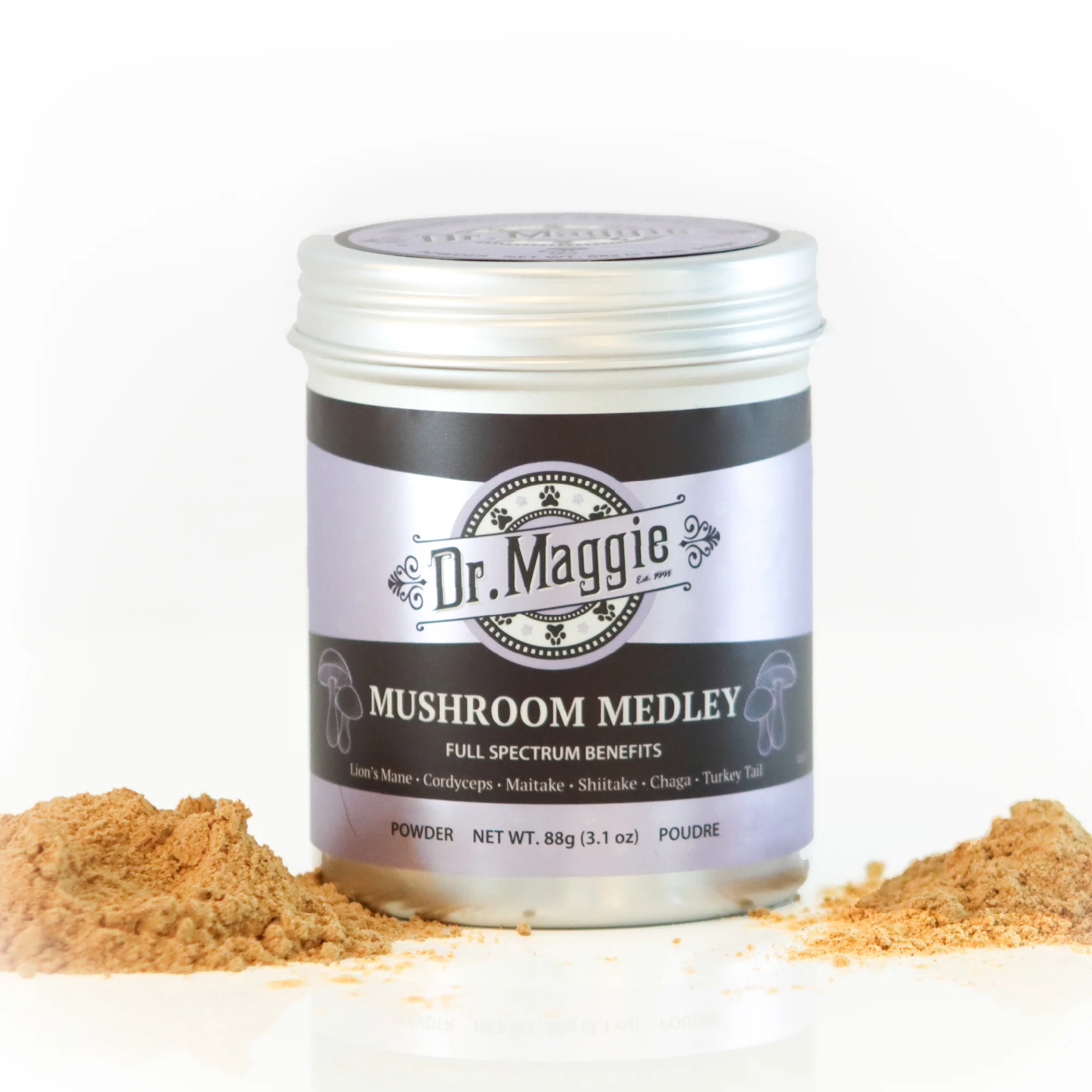 Dr. Maggie Mushroom Medley | Full-Spectrum, Organic Mushroom Blend