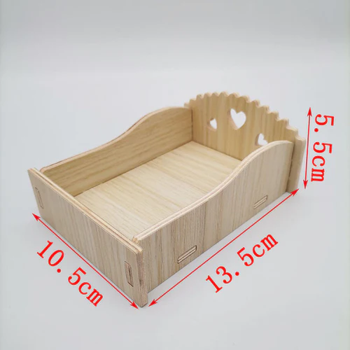 Hamster Swing SeesawSmall Nest Solid Wood Small House Hamster Sleeping