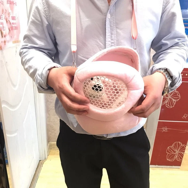 Small Pet Carrier Rabbit Cage Hamster Chinchilla Travel Warm Bags