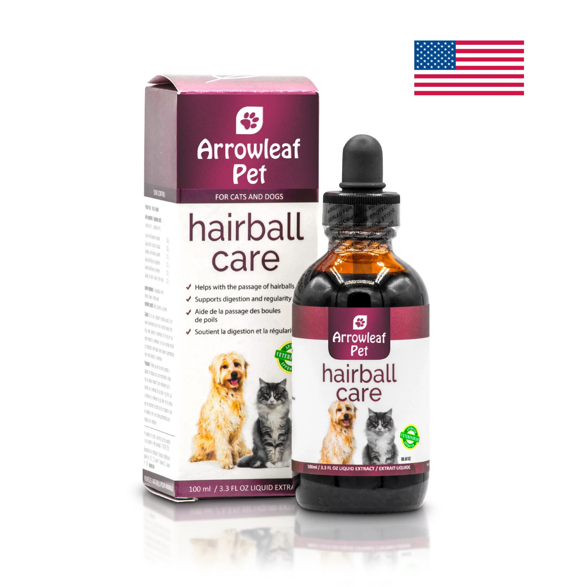 Arrowleaf Pet Hairball Care (NaturPet in Canada) - Optimal Digestive Support