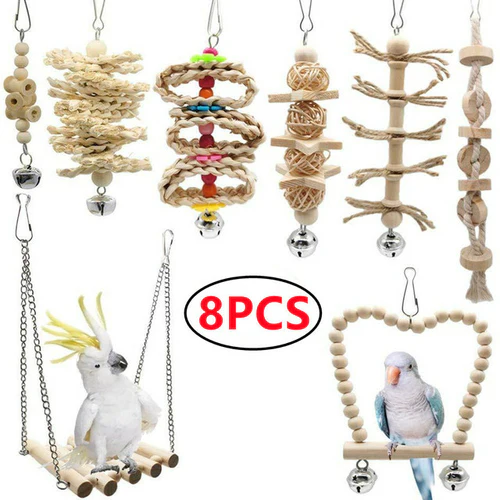 Combination Parrot Bird Toys Accessories Articles Parrot Bite Pet Bird