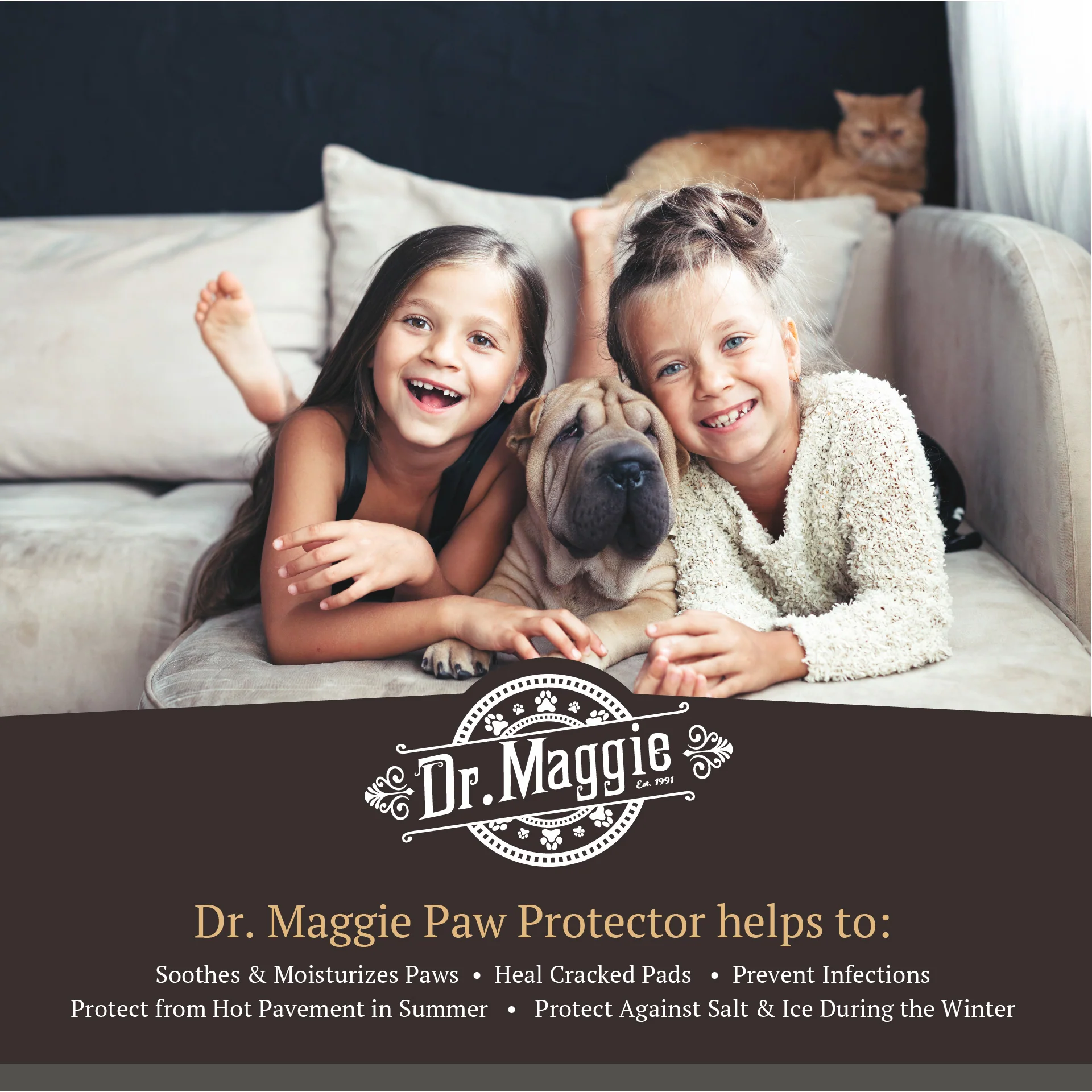 Dr. Maggie Paw Protector for Cats and Dogs | Moisturize & Protect
