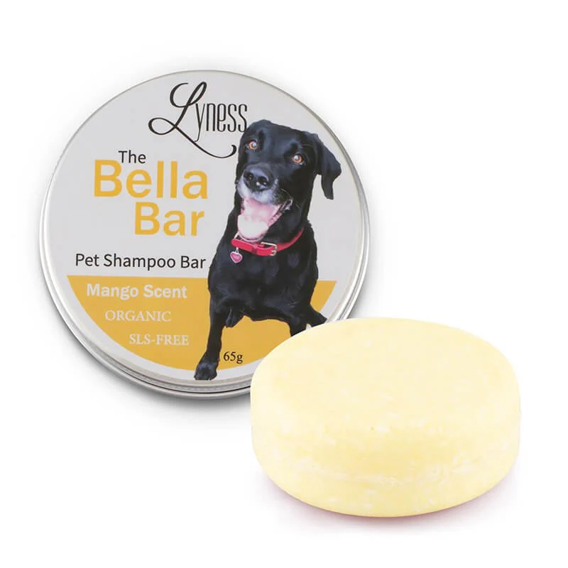 Bella Bar - Mango Scent | Pet Shampoo Bar | Eco-friendly | SLS Free | Rich Lather | For Cats and Dogs