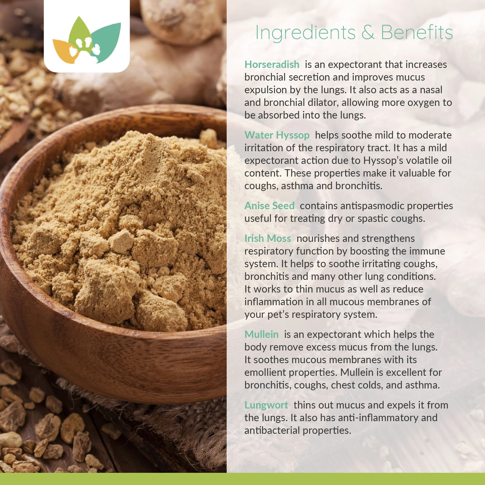 Arrowleaf Pet Lung Care (NaturPet In Canada) -  Sneezing, Wheezing