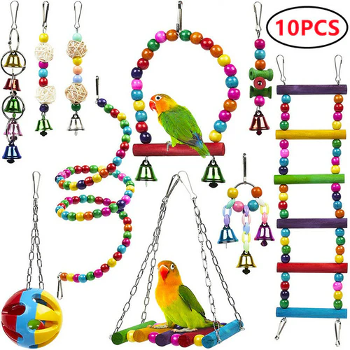 Combination Parrot Bird Toys Accessories Articles Parrot Bite Pet Bird