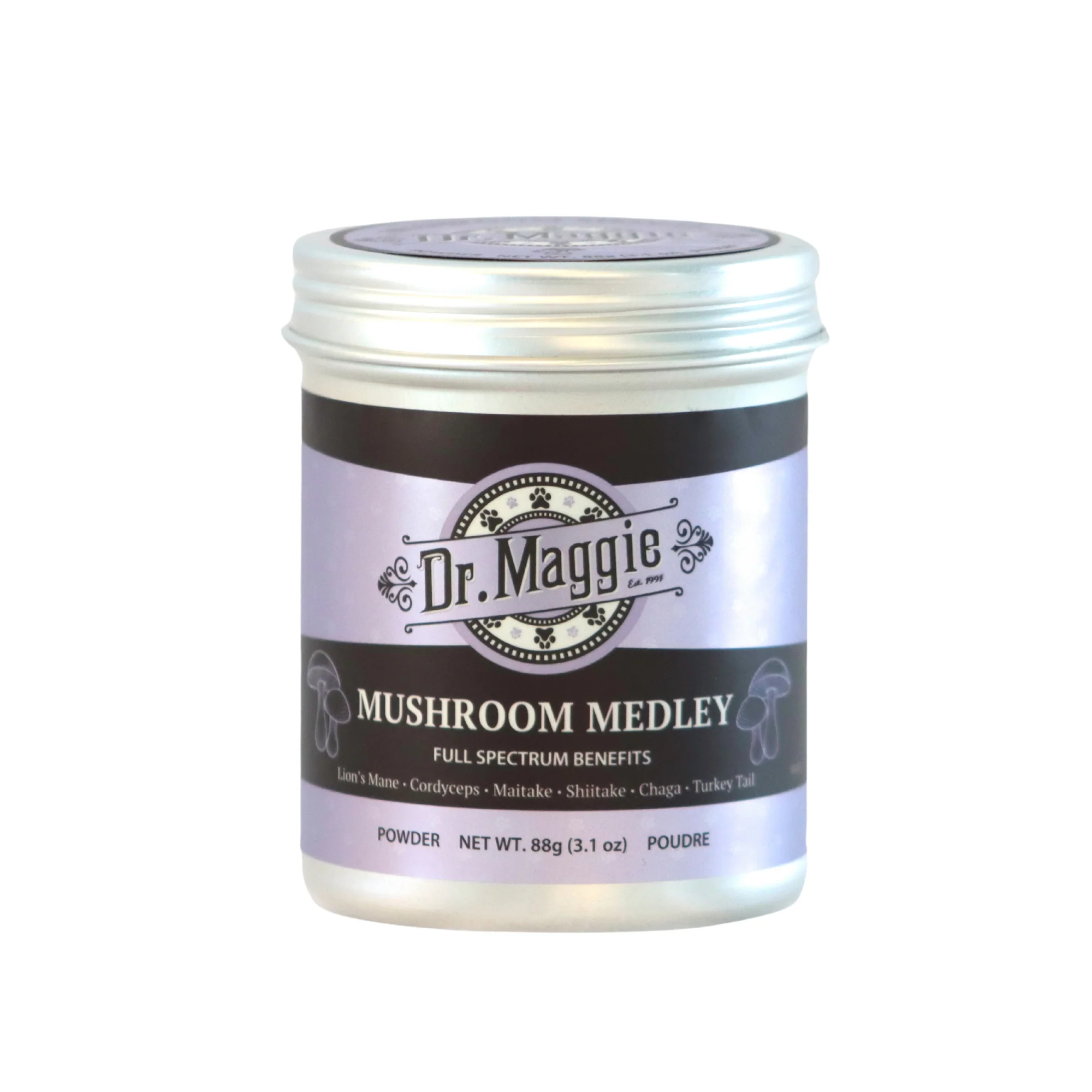 Dr. Maggie Mushroom Medley | Full-Spectrum, Organic Mushroom Blend