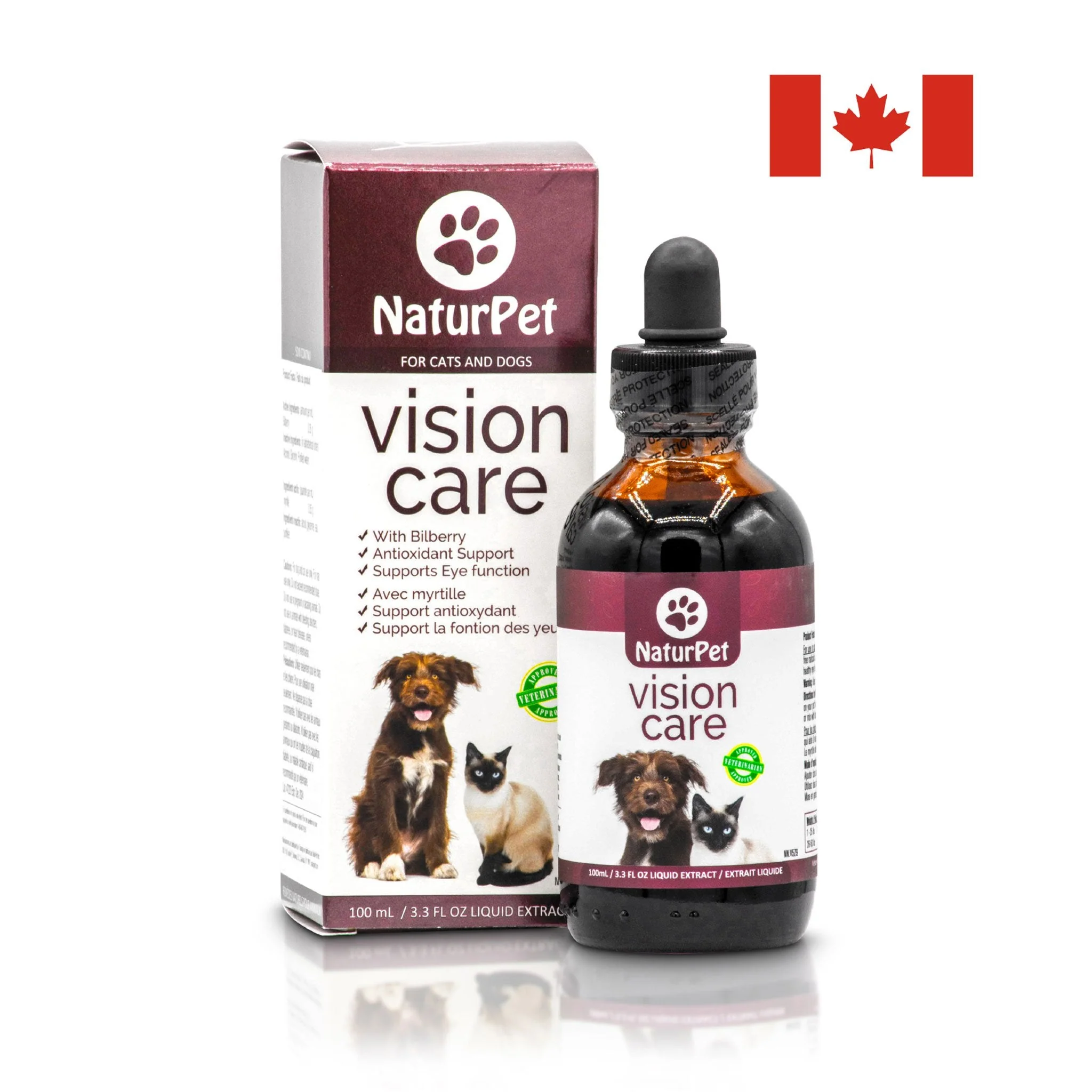 Arrowleaf Pet Vision Care (NaturPet In Canada) -  Eye Health Support For Cats and Dogs