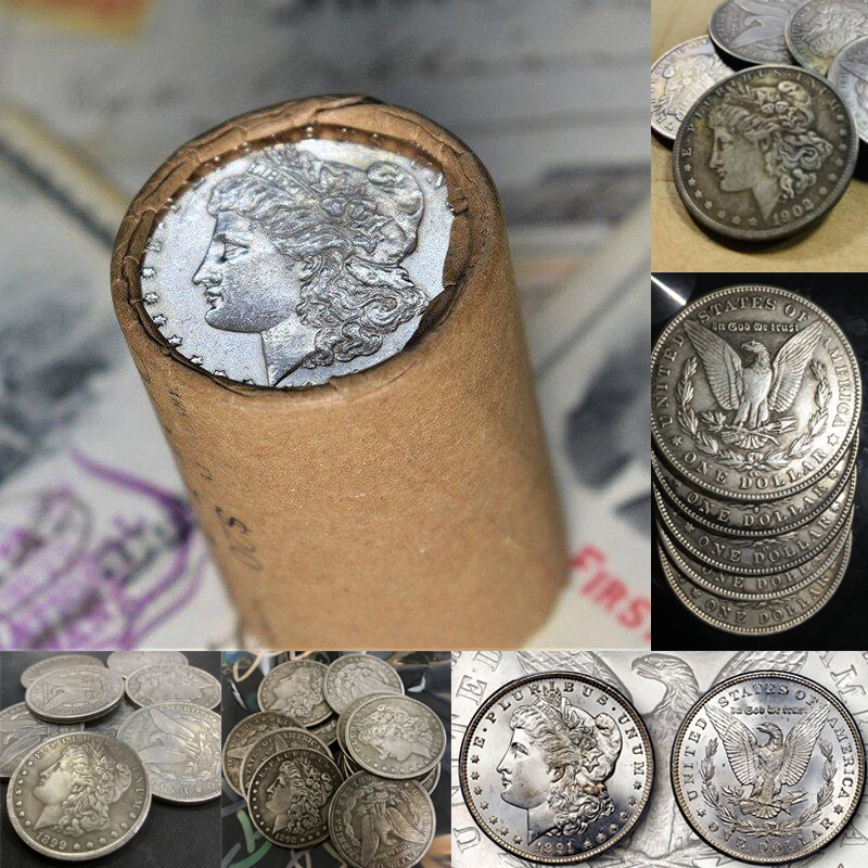 Last 8 sets!!!【Complete Set】1878-1902 Morgan Silver Dollar 25PC