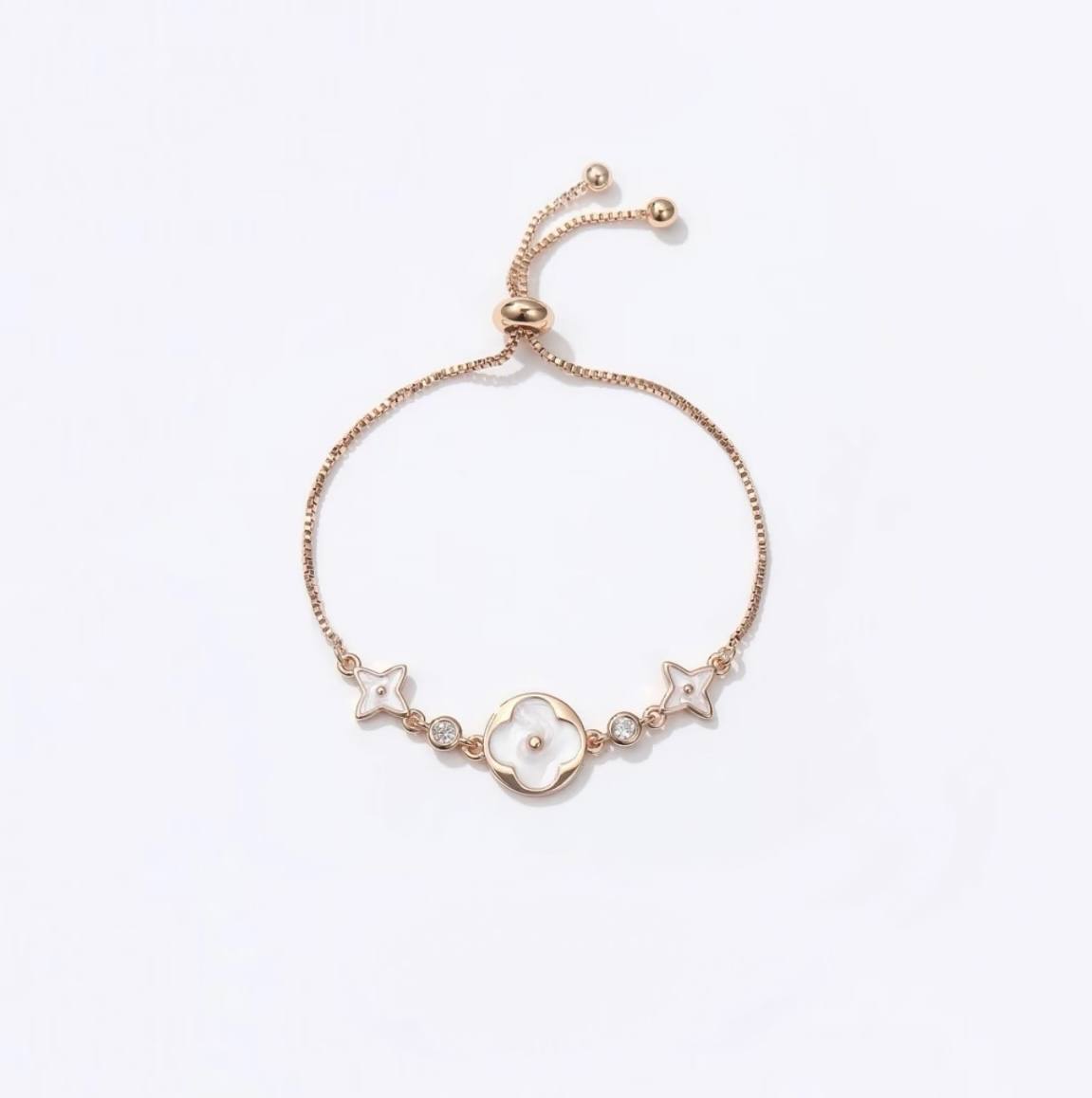 Four-leaf clover bracelet, lucky bracelet, birthday gift bracelet, jewelry gift, fashionable women's jewelry gift