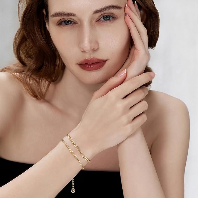 Hand bracelet - stylish and exquisite stackable snake bamboo chain accessory for gift