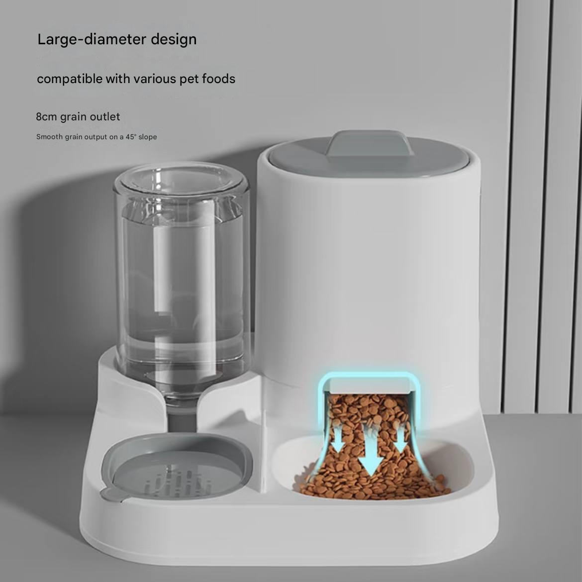 Pet · Automatic Feeder and Water Dispenser Integrated Cat Bowl for Cats and Dog Bowl for Dogs Cat Food Basin for Cats and Dog Water Basin to Prevent Spills for Pets Double Bowl for Pets