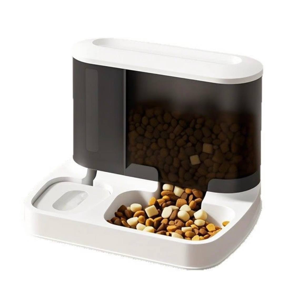 New model automatic cat and dog feeder and water dispenser with visible dual bowls - automatic feeding device for dogs and cats