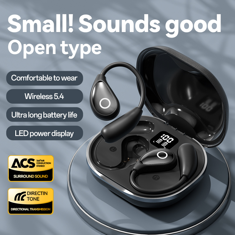 Sports headphones, noise-canceling headphones, wireless Bluetooth 5.4 headphones with microphone, over-ear headphones with ENC noise cancellation for clear calls, suitable for driving/fitness, office workers, professionals