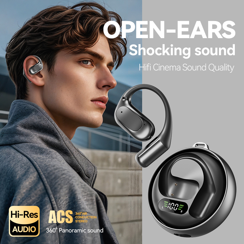 Wireless headphones - bass-heavy stereo call with noise reduction - HIFI Dolby sound effect - comfortable to wear for long periods - Recommended as a Christmas gift or Valentine's Day present - Comes with charging case