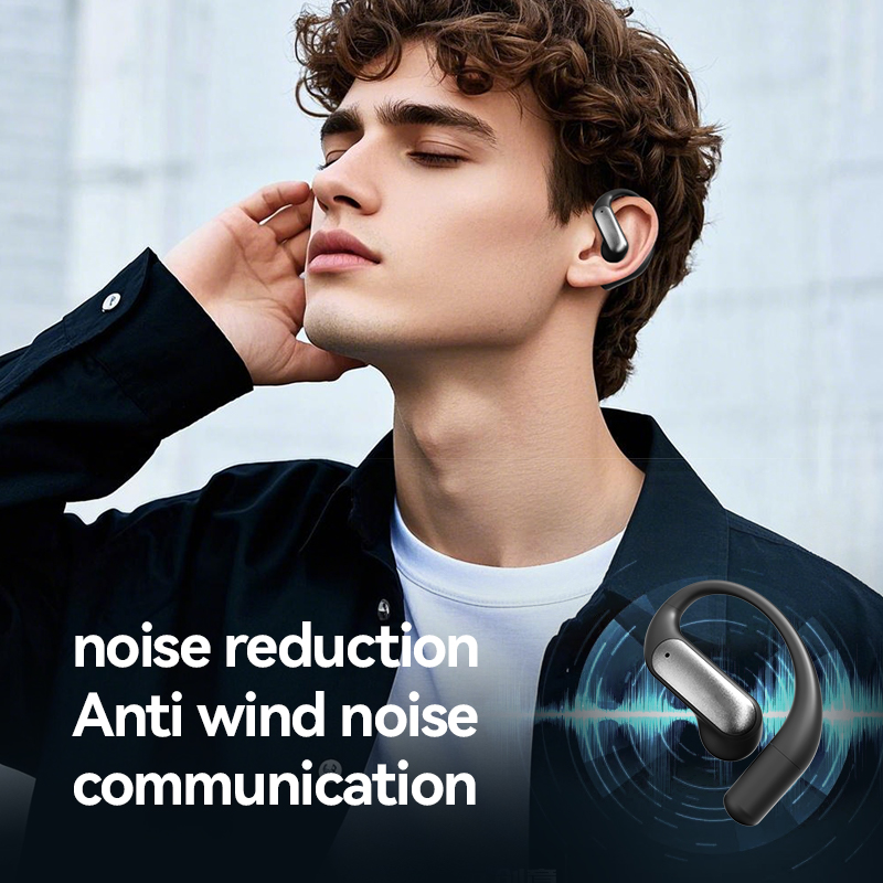 M118 ear hook wireless headphones, touchable headphone LED display, sports headphones, suitable for gaming, meetings, study, running. High appearance quality headphones are great gift options.