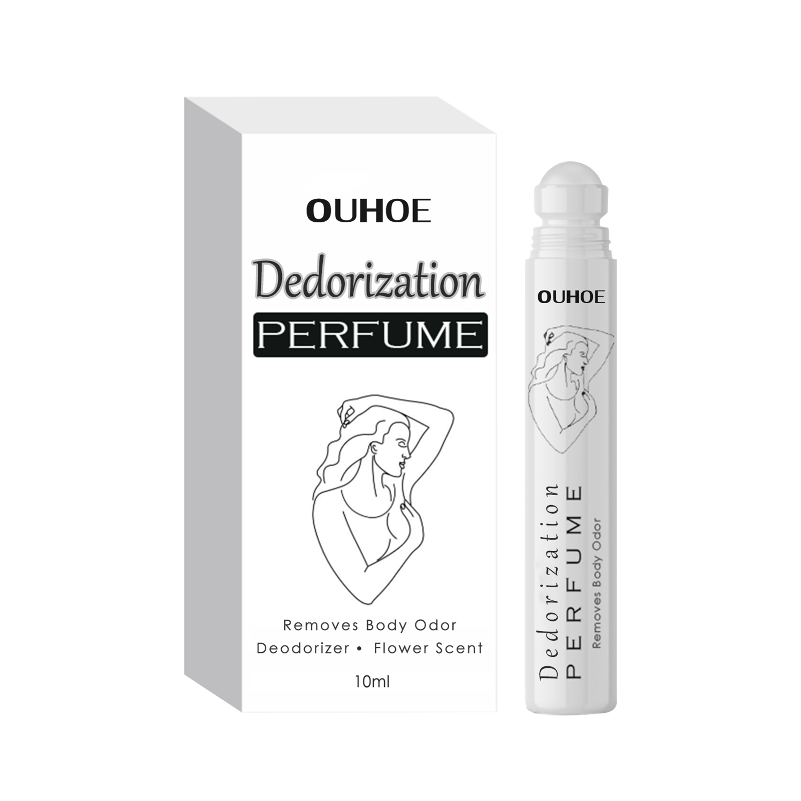 Deodorizing perfume beads - Relieves underarm body odor, provides refreshing sweat relief, offers natural fragrance retention, and is portable. Perfume.