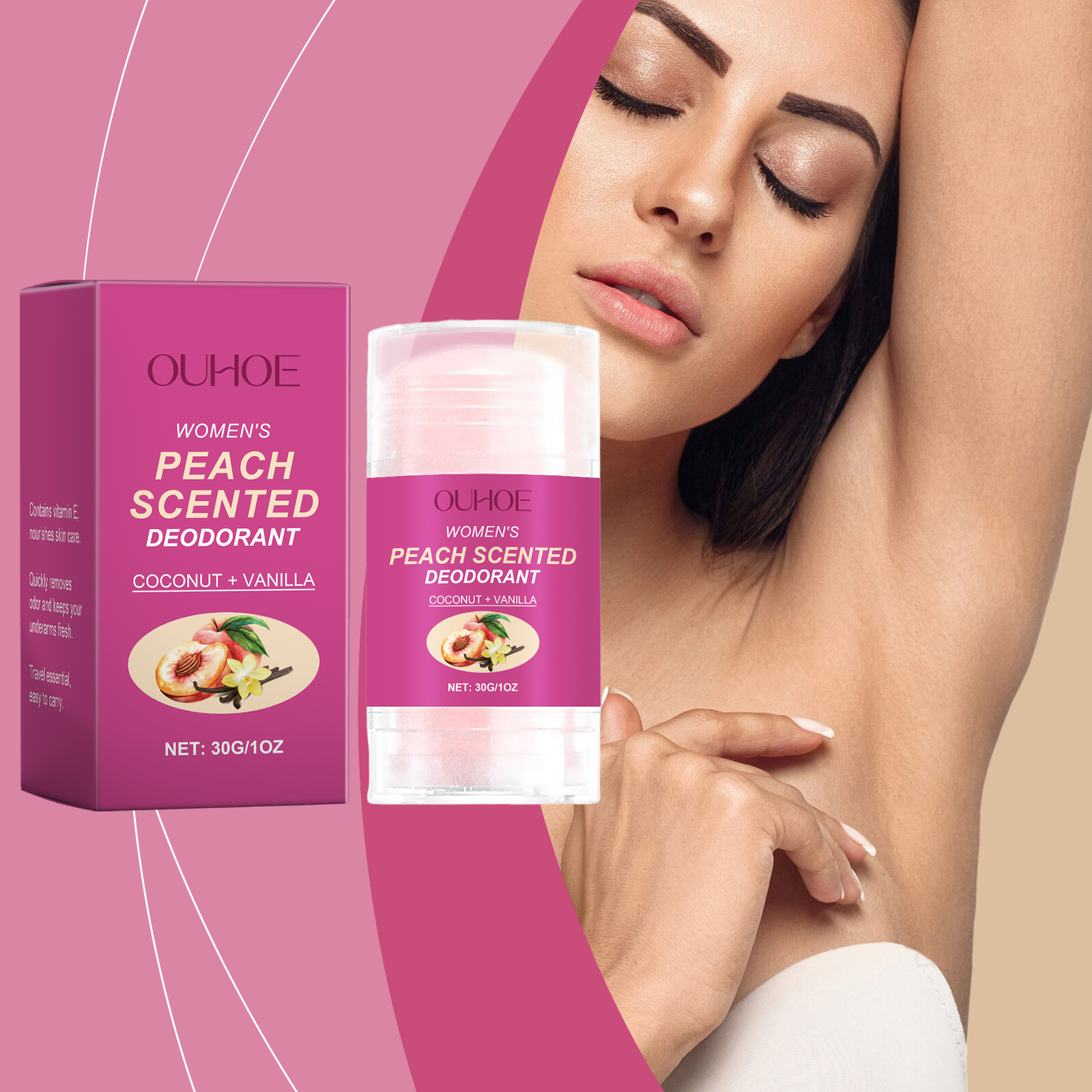 Women's Gentle Underarm Care Cream - Portable and Easy to Use, Moisturizing and Refreshing, Comfortable and Gentle for the Underarms, Fragrant Cream
