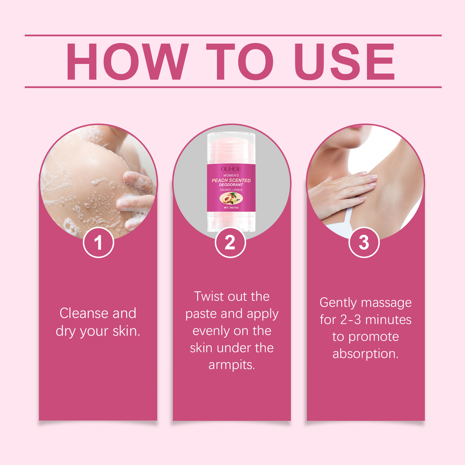 Women's Gentle Underarm Care Cream - Portable and Easy to Use, Moisturizing and Refreshing, Comfortable and Gentle for the Underarms, Fragrant Cream