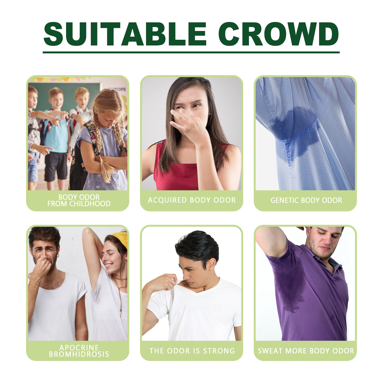 Armpit Odor Cream - Refreshing and Hygienic - Eliminates Body Odors (including Bacterial Smell, Sweat Odor, and Unpleasant Scents) - Fragrant Body Care and Sweat Stopping Lotion