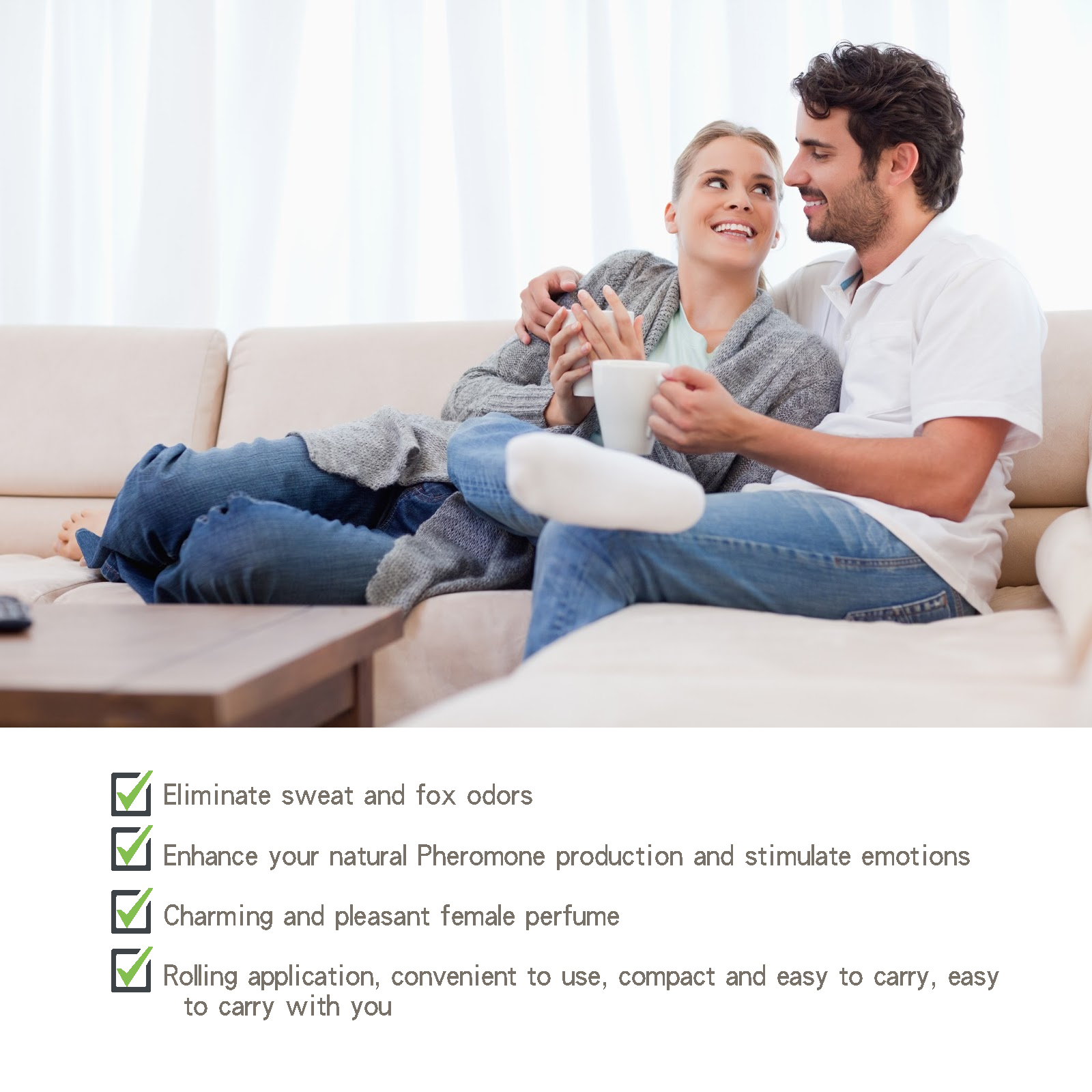 Deodorizing perfume beads - Relieves underarm body odor, provides refreshing sweat relief, offers natural fragrance retention, and is portable. Perfume.