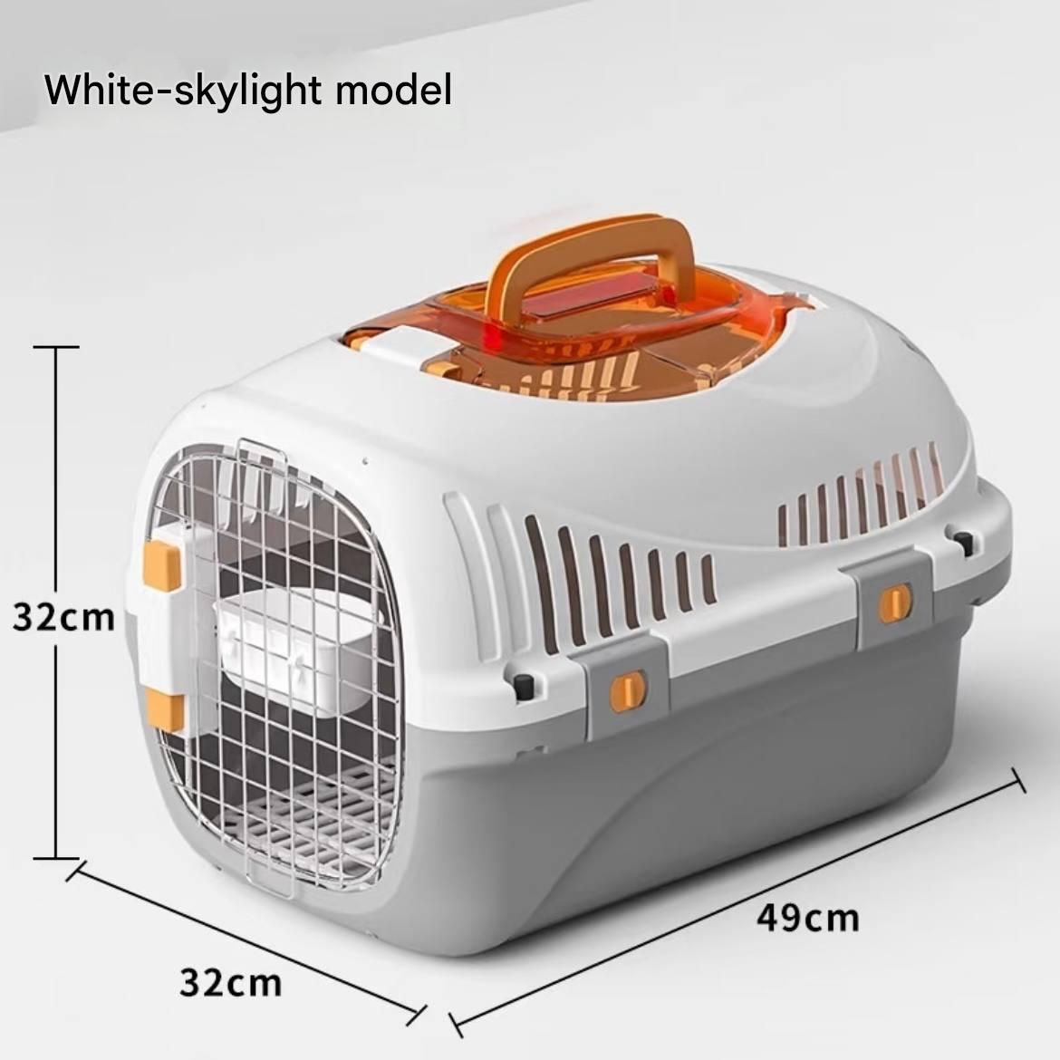 Pet airline carrier - Air China version - Cat and dog car seat carrier for portable outdoor use - Dog cage - Space box - Checked luggage box - Pet box