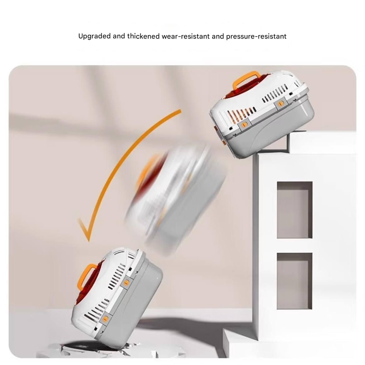 Pet airline carrier - Air China version - Cat and dog car seat carrier for portable outdoor use - Dog cage - Space box - Checked luggage box - Pet box