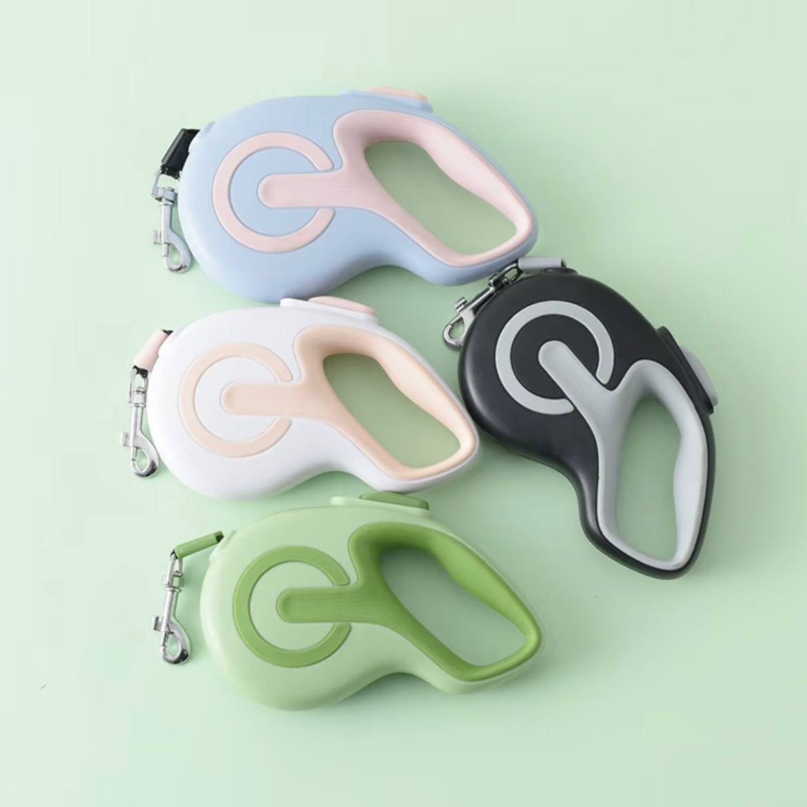 Pet leash automatic extendable dog walking rope reflective towing belt dog handler dog rope dog leash